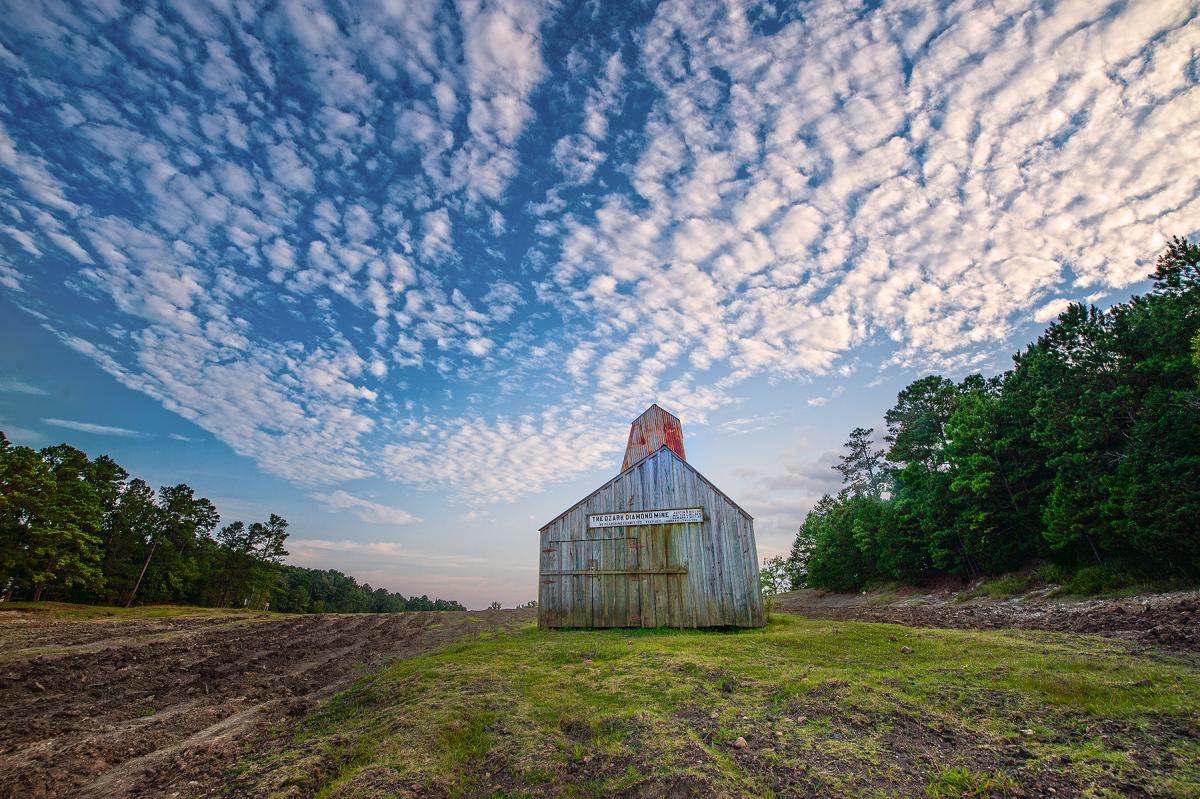Topographic Map Of Crater Of Diamonds State Park United States Map